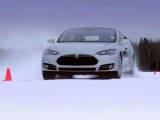 Tesla Model S na zimskom testiranju