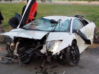 Lamborghini Crashes After Racing 