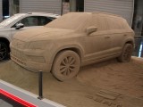 SEAT Ateca od peska na aerodromu u Barseloni