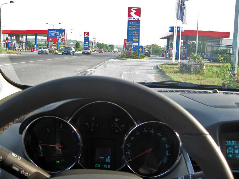 Benzinska pumpa u Srbiji